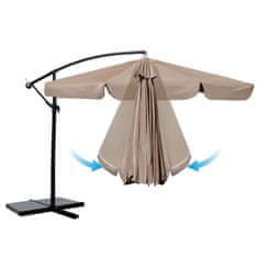 Plonos Sklopivi vrtni suncobran, 8 segmenata, 350 cm, s navlakom, PL-881