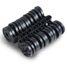 Plonos Mreža za sjenu 1,2 x 50 m 140 g/m2 + 50 stezaljki siva