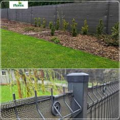 Plonos Mreža za sjenu 1,2 x 50 m 140 g/m2 + 50 stezaljki siva