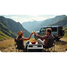 Berdsen Icemax 400 kompresorski putni hladnjak od 40 litara - crno-sivi