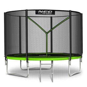 Neo-Sport Vrtni trampolin 6 stopa/183 cm s vanjskom mrežom i ljestvama