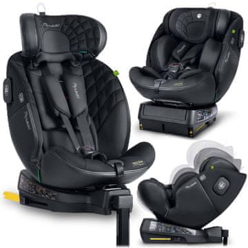 Nukido Aero Line crna autosjedalica 0-36 kg ISOFIX