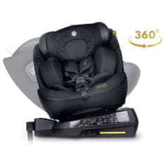 Nukido Aero Line crna autosjedalica 0-36 kg ISOFIX
