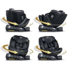 Nukido Aero Line crna autosjedalica 0-36 kg ISOFIX