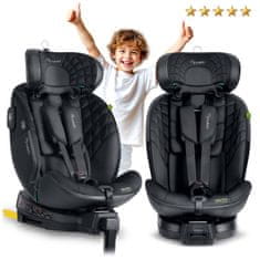 Nukido Aero Line crna autosjedalica 0-36 kg ISOFIX