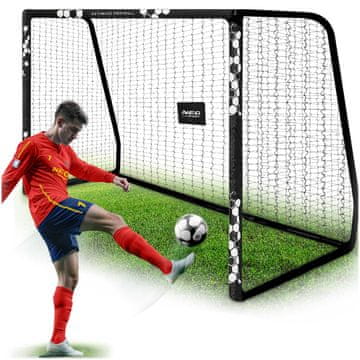 Neo-Sport Nogometni gol 300 x 200 x 120 cm NS-472 šesterokutni