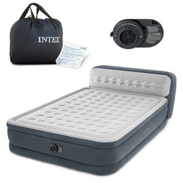 Intex Madrac na napuhavanje 236x152x46 cm s ugrađenom električnom pumpom 64448