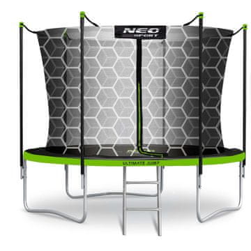 Neo-Sport Vrtni trampolin 6 stopa/183 cm s unutarnjom mrežom i ljestvama