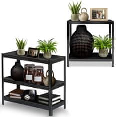 Humberg Metalni stalak za odlaganje 180 x 90 x 40 cm HR-851 crni