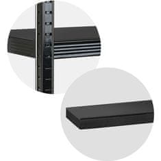 Humberg Metalni stalak za odlaganje 180 x 90 x 40 cm HR-851 crni