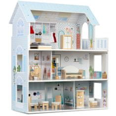 Ricokids Velika drvena kućica za lutke na 3 kata Ricokids RK-878