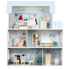 Ricokids Velika drvena kućica za lutke na 3 kata Ricokids RK-878