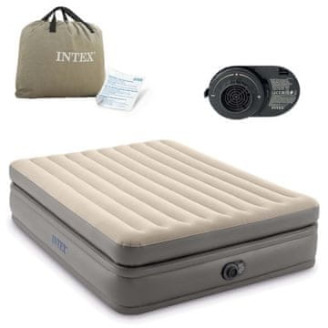Intex Madrac na napuhavanje 203x152x51 cm s ugrađenom električnom pumpom 64164ND