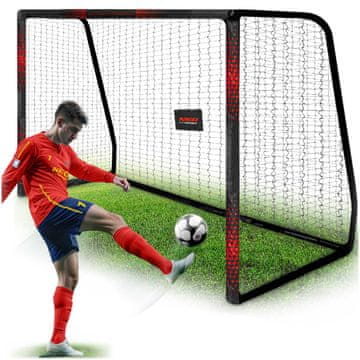 Neo-Sport Nogometni gol 300 x 200 x 120 cm NS-473 crno-crveni