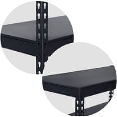 Humberg Metalni stalak za odlaganje 183 x 90 x 45 cm HR-700 crni