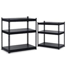 Humberg Metalni stalak za odlaganje 183 x 90 x 45 cm HR-700 crni