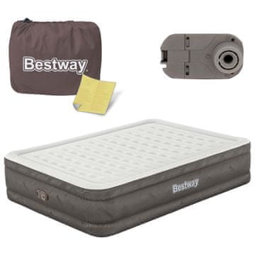 Bestway Madrac na napuhavanje 203x152x46 cm s ugrađenom električnom pumpom 69050