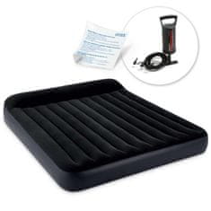 Intex Madrac na napuhavanje 203x183x25 cm s klipnom pumpom 64144