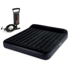 Intex Madrac na napuhavanje 203x183x25 cm s klipnom pumpom 64144