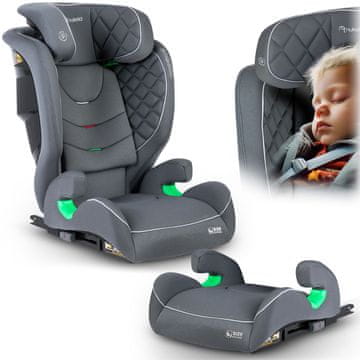 Nukido Louis autosjedalica siva 15-36 kg ISOFIX