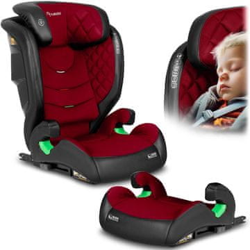 Nukido Louis autosjedalica crno-crvena 15-36 kg ISOFIX