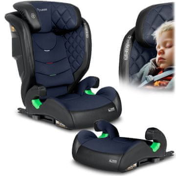 Nukido Louis autosjedalica crna/tamnoplava 15-36 kg ISOFIX