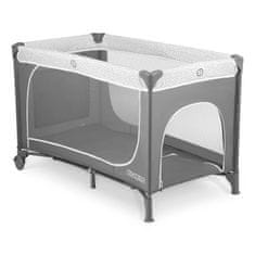 Ricokids Putni krevetić + madrac + torba 125x65x78cm RK-241 siva