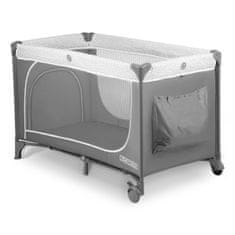 Ricokids Putni krevetić + madrac + torba 125x65x78cm RK-241 siva