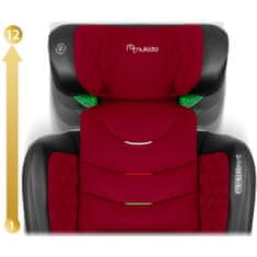 Nukido Louis autosjedalica crno-crvena 15-36 kg ISOFIX