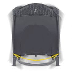 Ricokids Putni krevetić + madrac + torba 125 x 65 x 78 cm RK-242 antracit