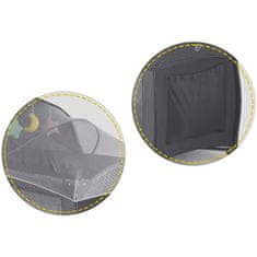 Ricokids Putni krevetić + madrac + torba 125 x 65 x 78 cm RK-242 antracit