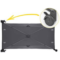 Ricokids Putni krevetić + madrac + torba 125 x 65 x 78 cm RK-242 antracit