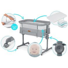 Nukido NK-243 sivi pomoćni krevet