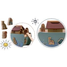 Nukido Drvena Noina arka sa životinjama NK-862