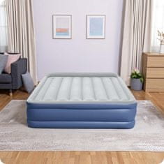 Bestway Madrac na napuhavanje 203x152x46 cm s ugrađenom električnom pumpom 67630