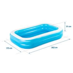 Bestway Napuhljivi obiteljski bazen 262 x 175 x 51 cm 54006