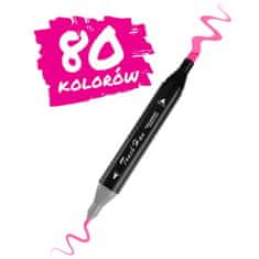 Nukido NK-912 alkoholni markeri s vrećicom od 80 komada