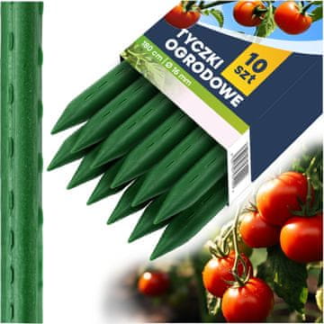 Plonos Kolci za biljke 180 cm PL-940 zeleni 10 kom