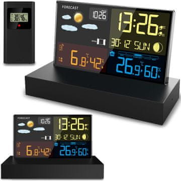 Berdsen Meteorološka stanica s zaslonom BD-912 crna