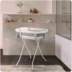 Ricokids Sklopiva kada za djecu, dojenčad s okvirom, termometrom i umetkom Ricokids RK-287 bijela i siva