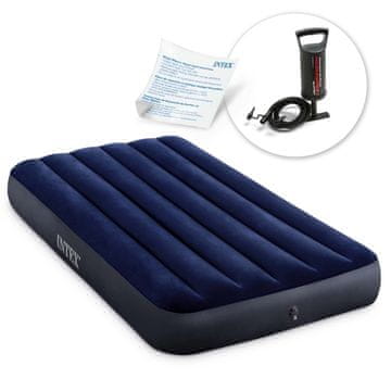 Intex Madrac na napuhavanje 191x99x25 cm s klipnom pumpom 64757