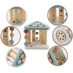 Nukido Drvena senzorna igračka trokut NK-860