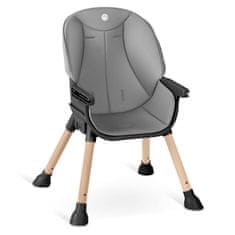 Nukido Tilo stolica za hranjenje, siva i crna