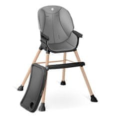 Nukido Tilo stolica za hranjenje, siva i crna