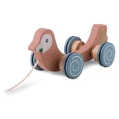 Nukido Drvena igračka papiga na povlačenje NK-854