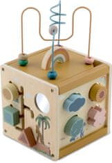 Nukido Drvena senzorna igračka kocka NK-861