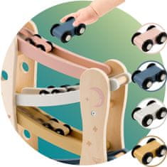 Nukido Drvena igračka s toboganom i autićima NK-855