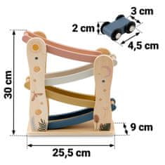 Nukido Drvena igračka s toboganom i autićima NK-855