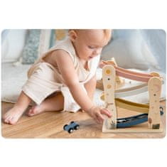 Nukido Drvena igračka s toboganom i autićima NK-855