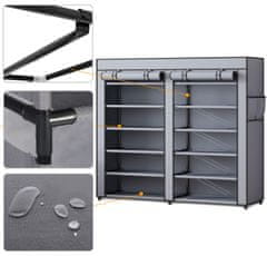 Massido MS-805 tekstilni ormarić za cipele, grafitni